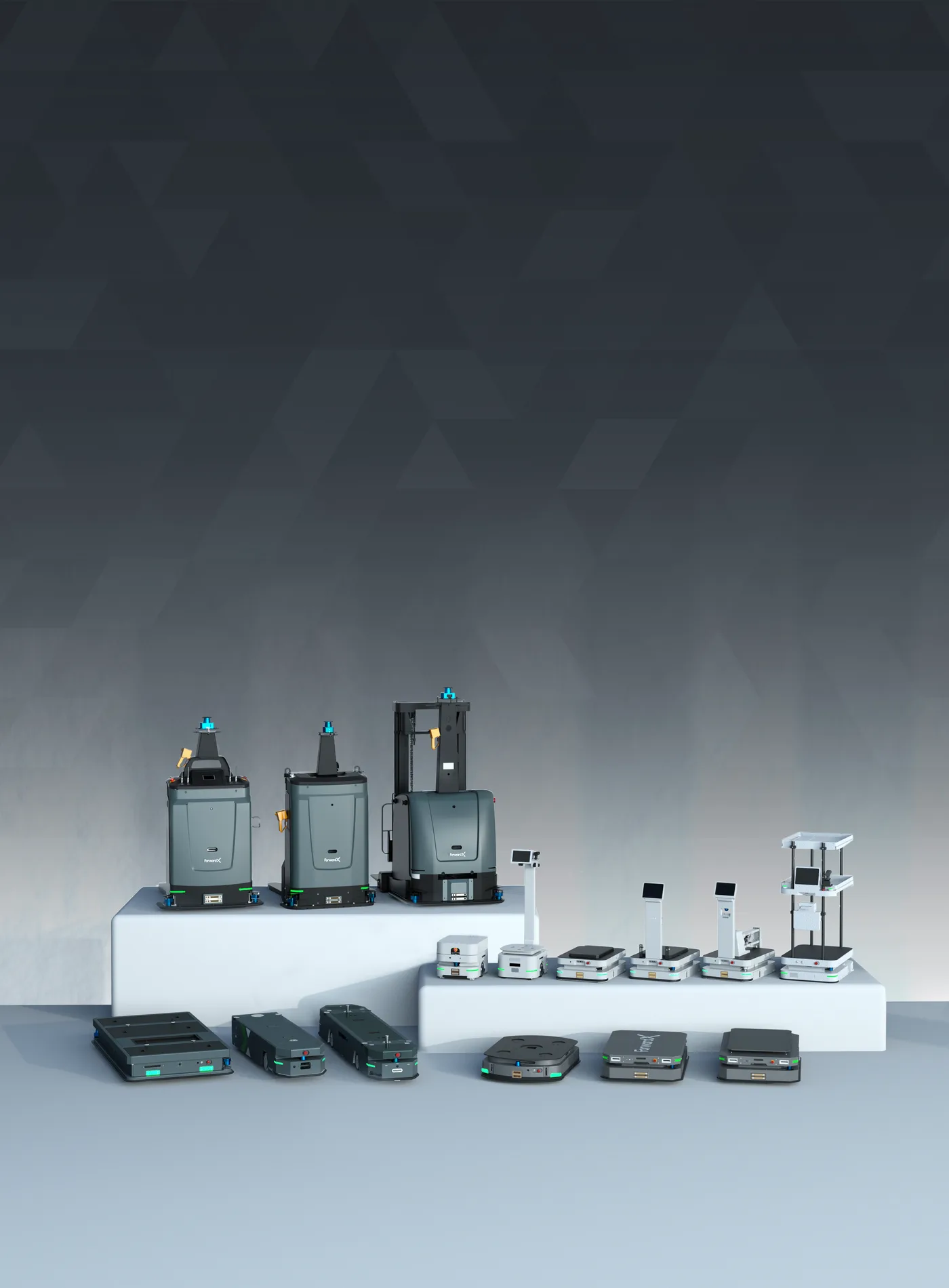 ForwardX Omni Fleet – volledige productfamilie